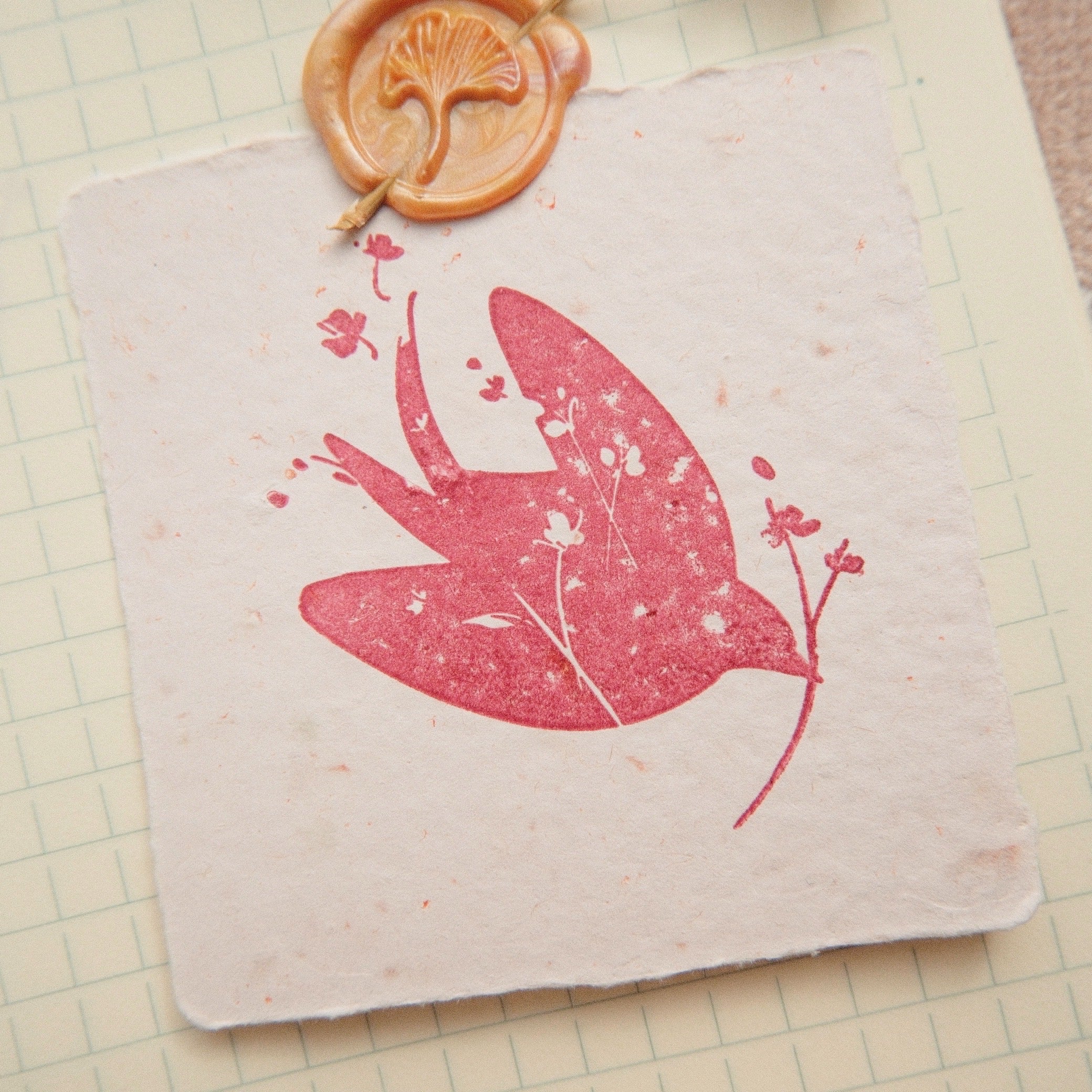 Wooden Stamp - Set of 2 - Birds