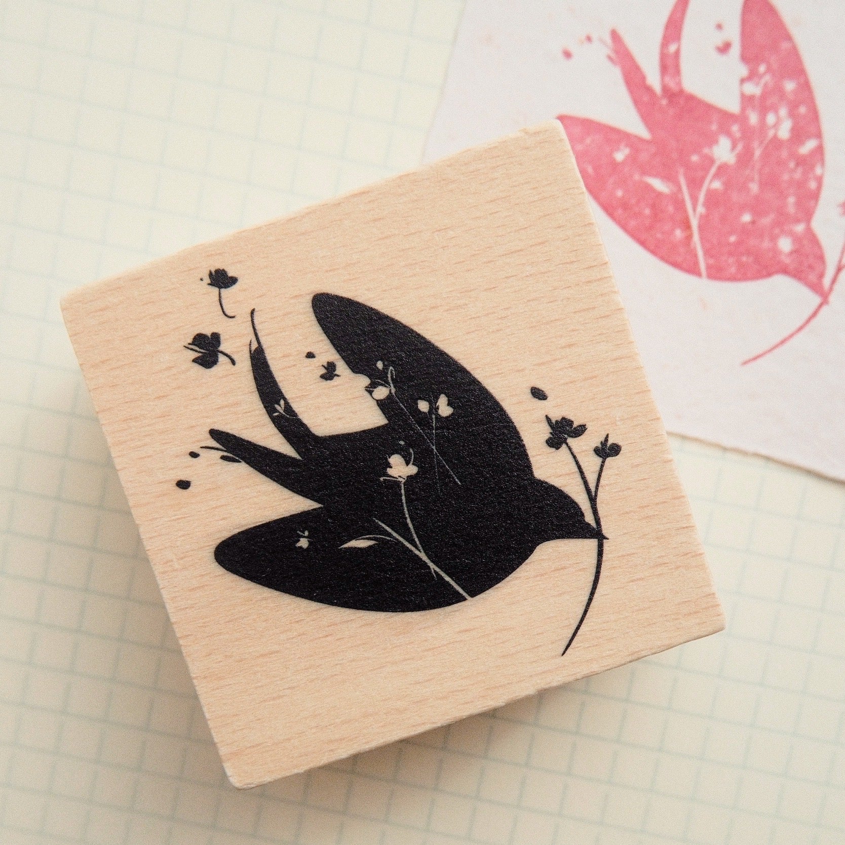 Wooden Stamp - Set of 2 - Birds