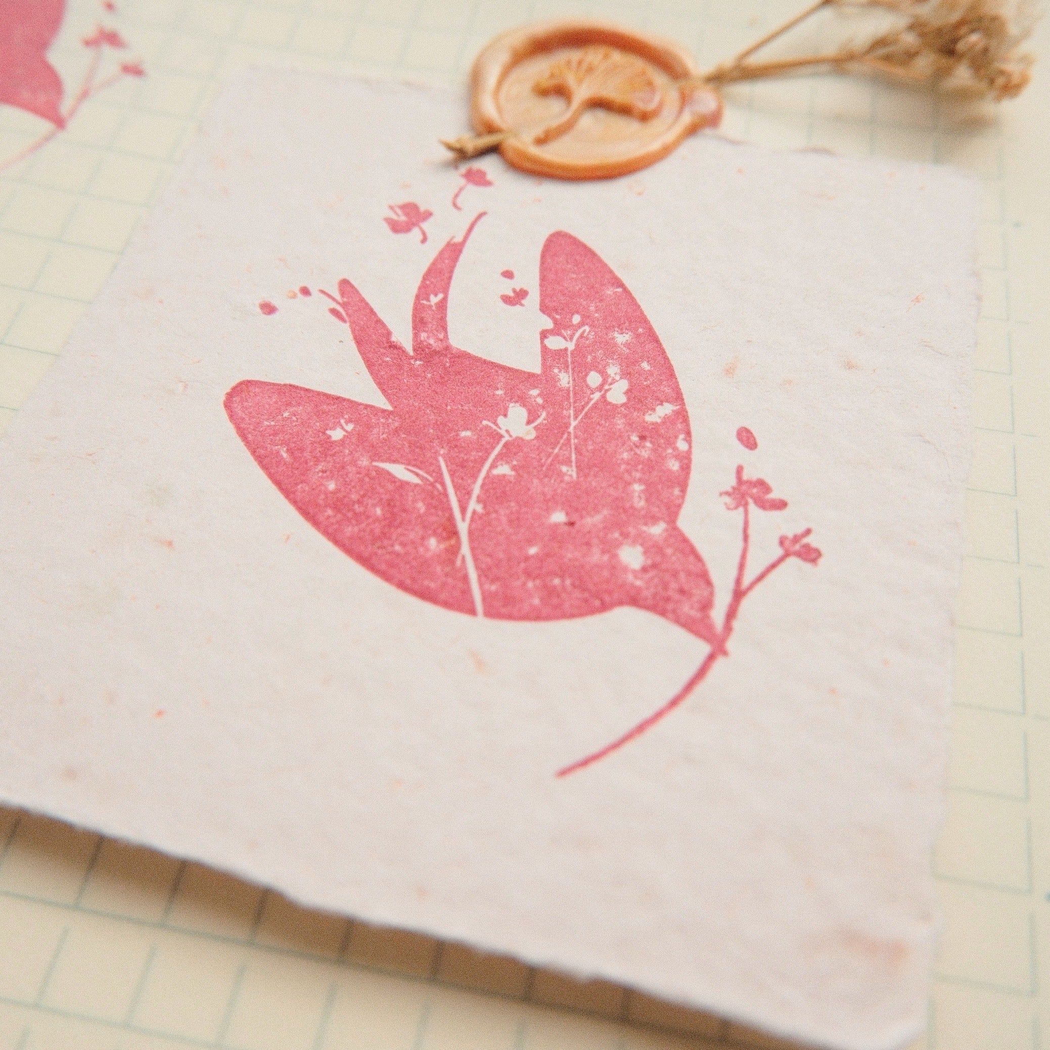 Wooden Stamp - Set of 2 - Birds