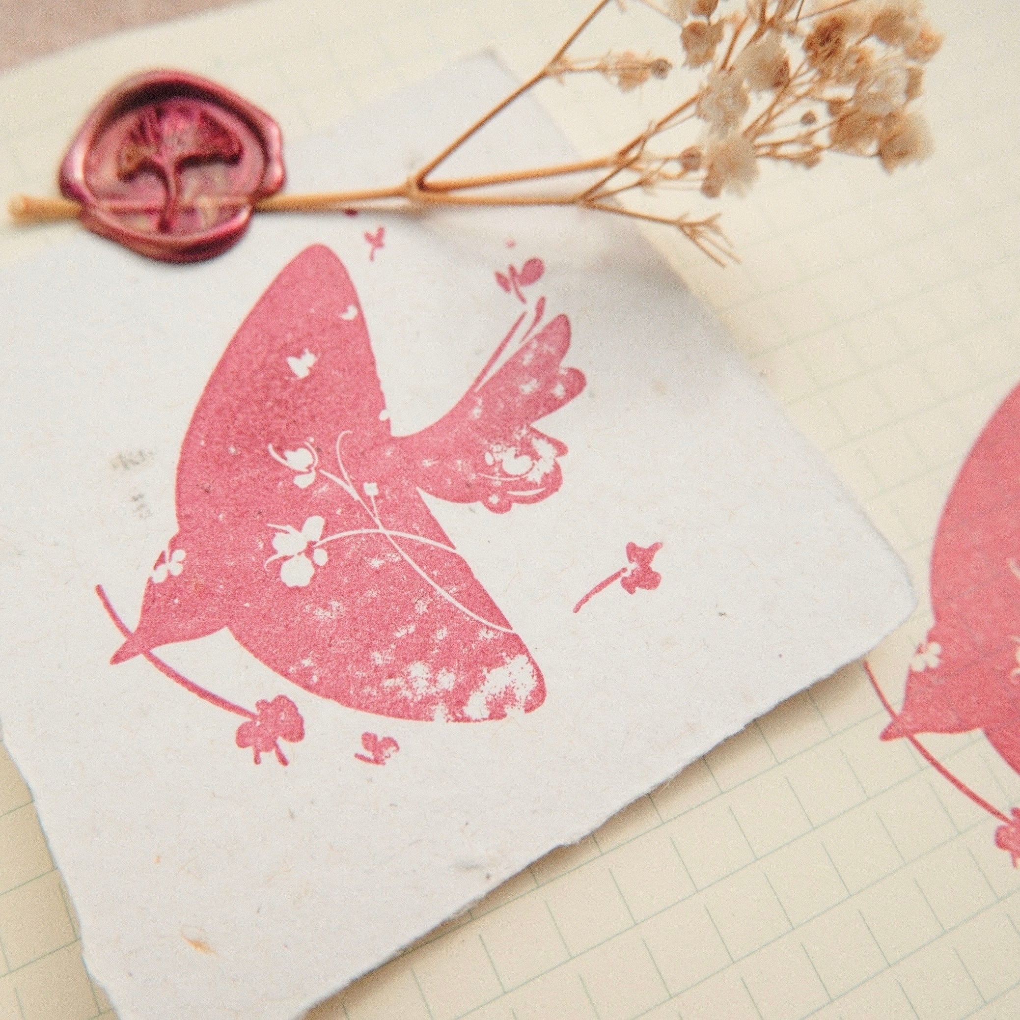 Wooden Stamp - Set of 2 - Birds