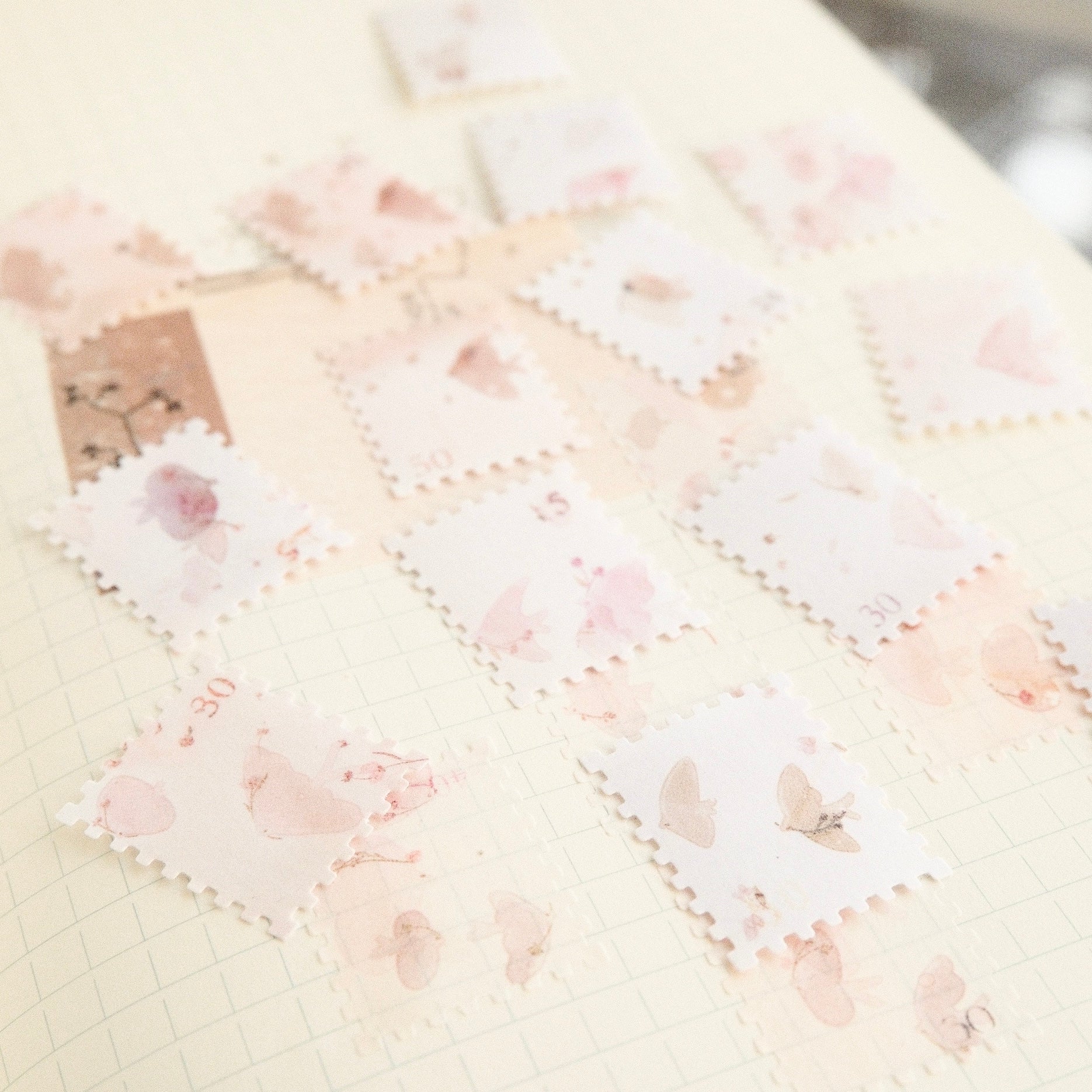 Sticker Flakes - Stamp Birds