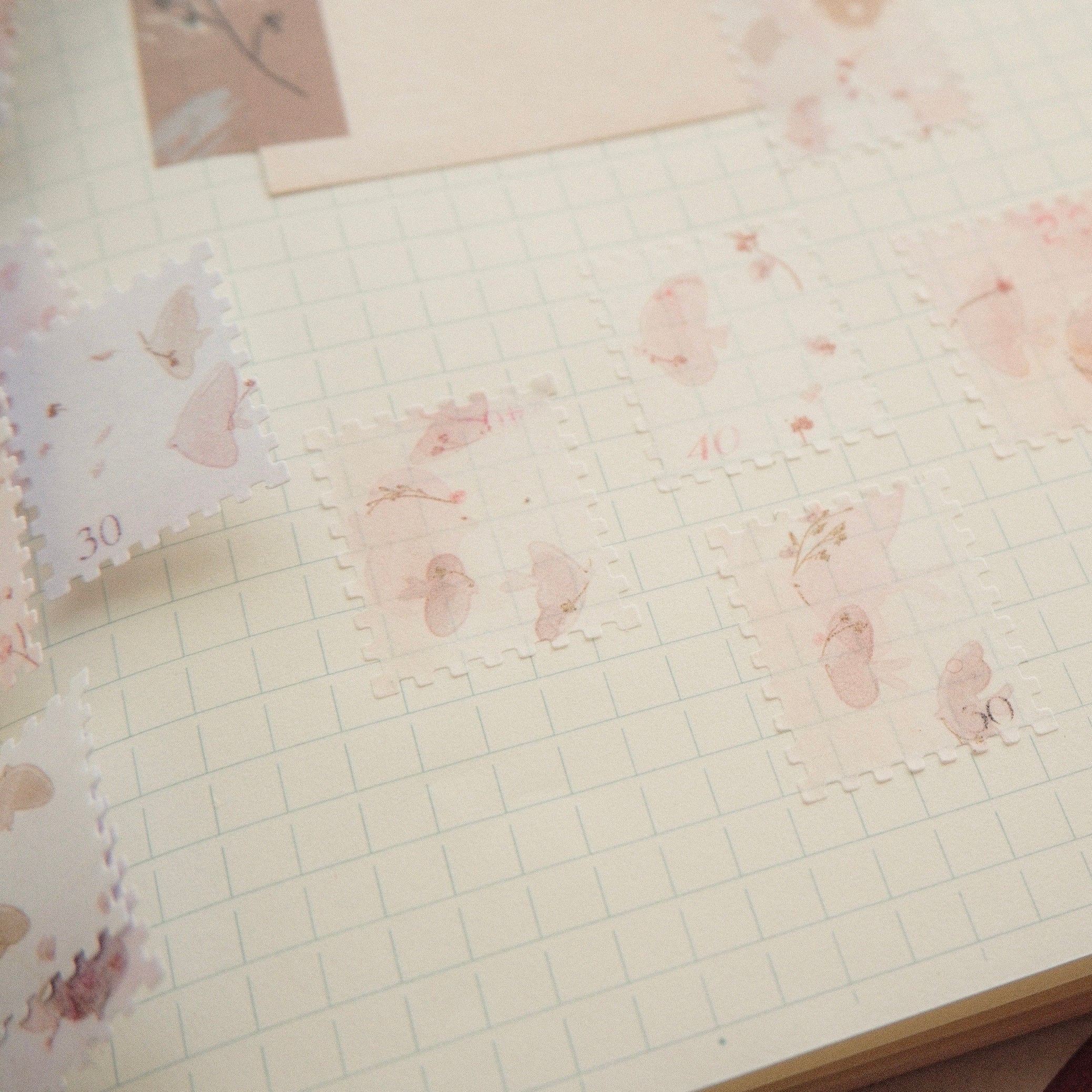 Sticker Flakes - Stamp Birds