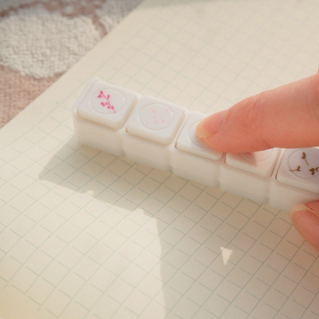 6 in 1 stamp - flowers