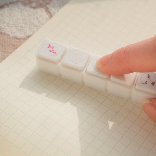 6 in 1 stamp - flowers