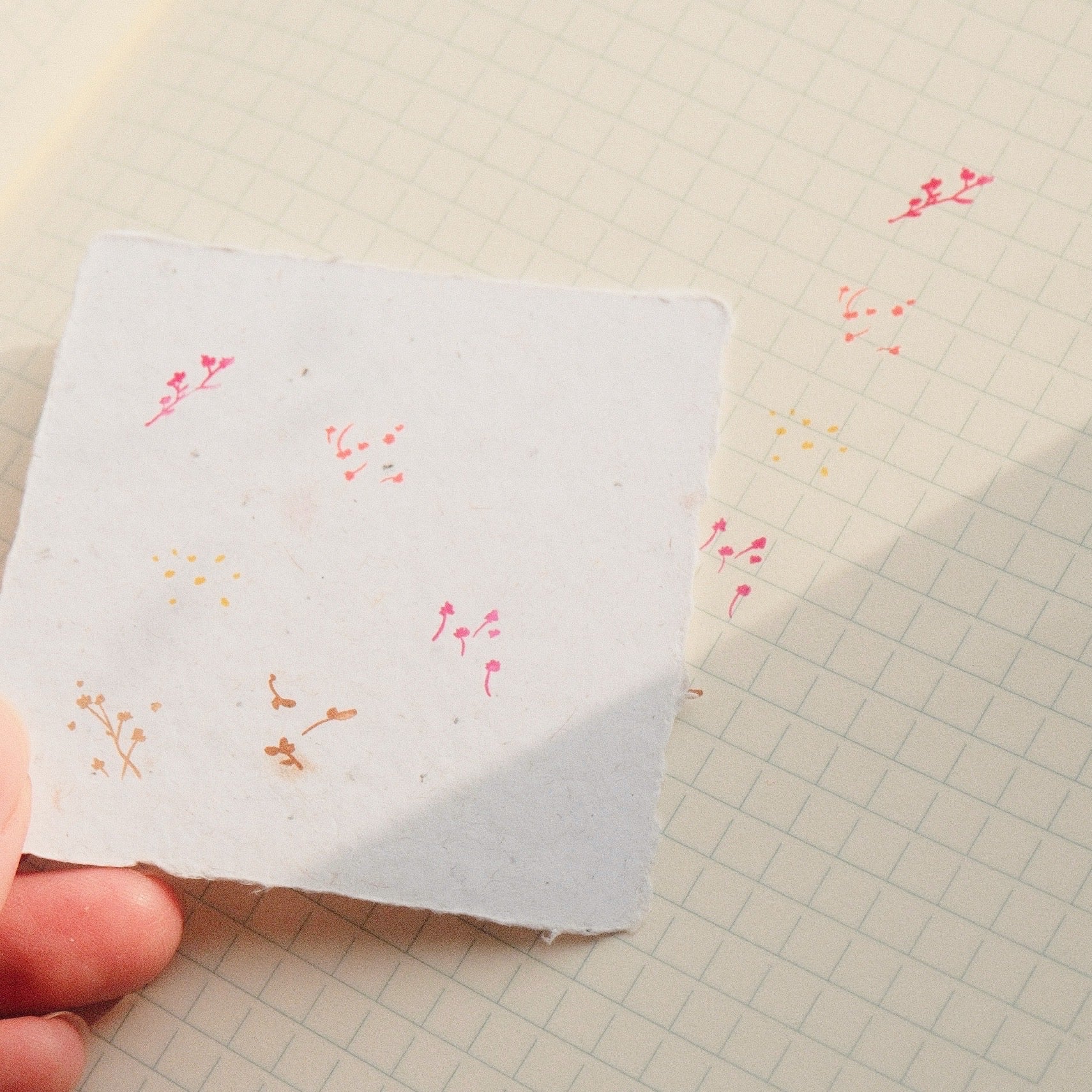 6 in 1 stamp - flowers