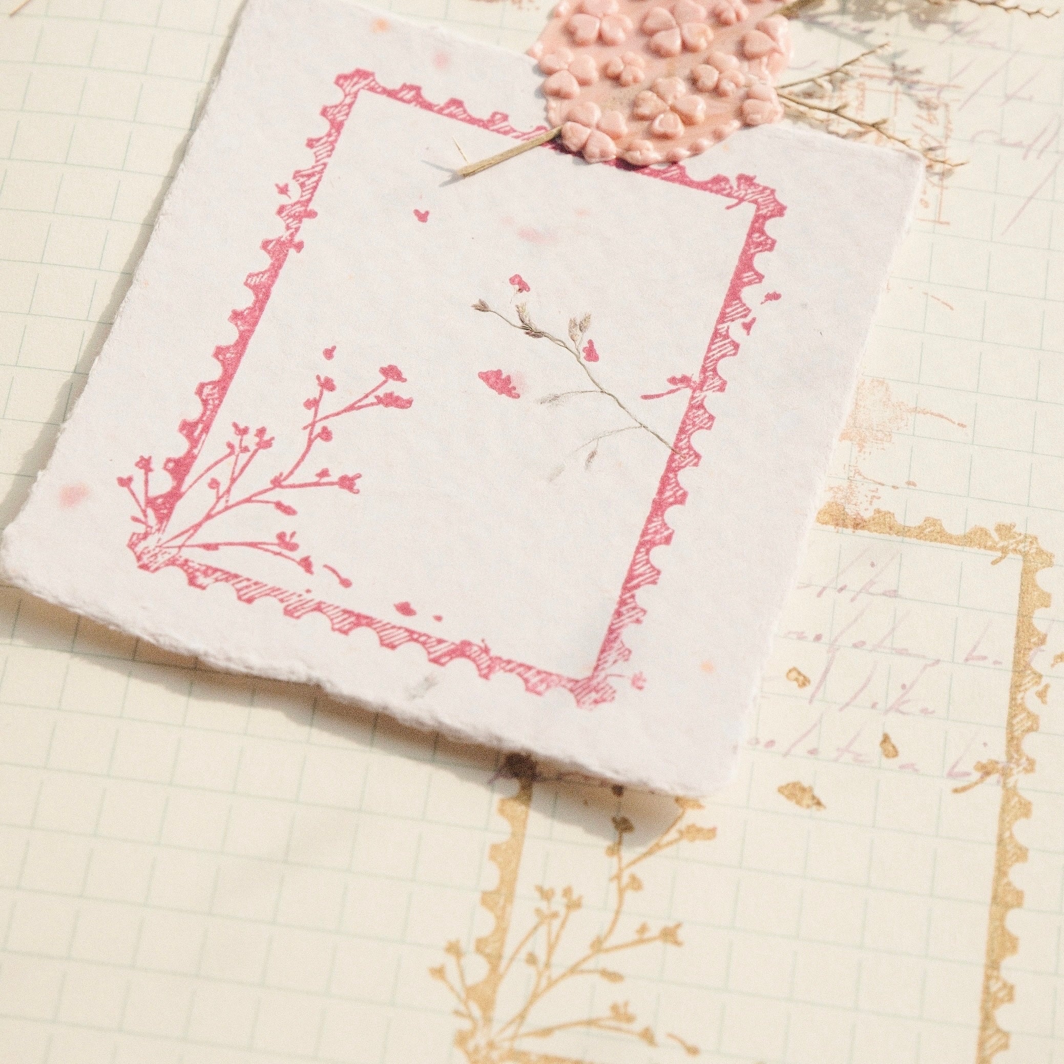 Wooden Stamp - Frame