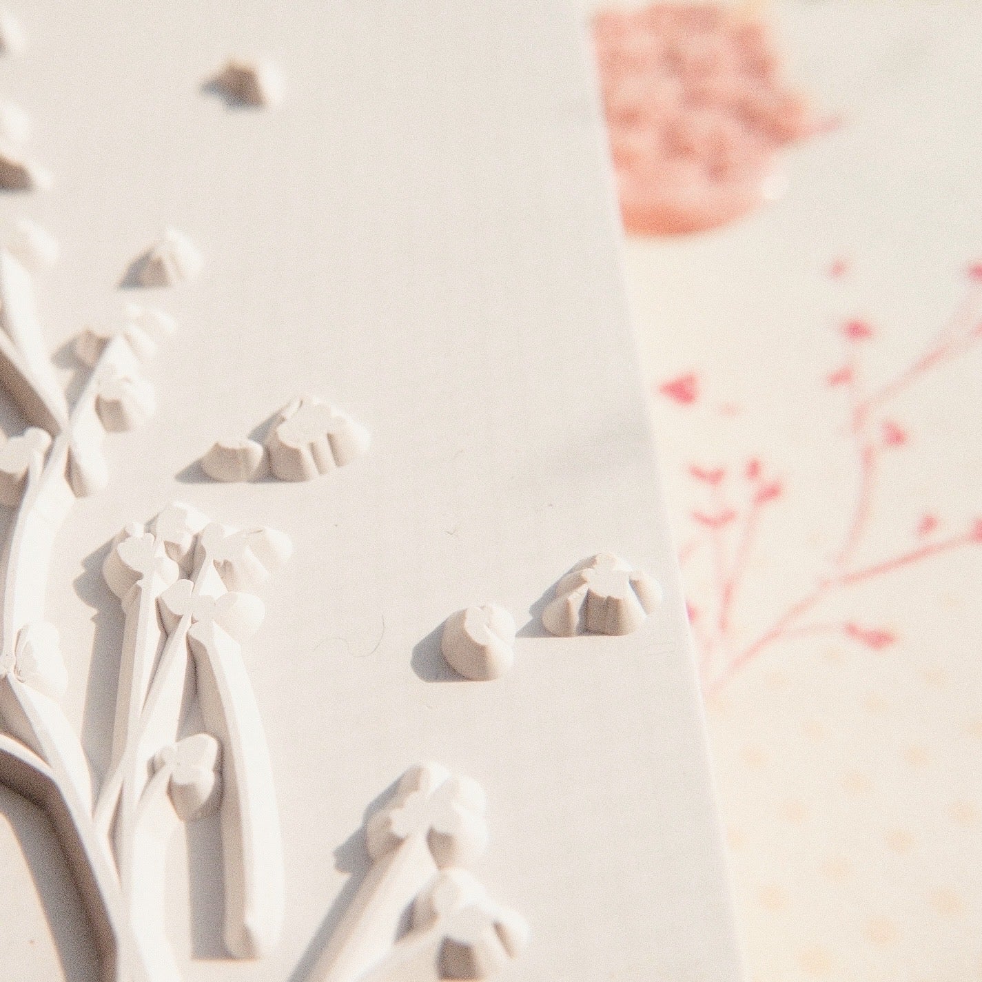 Wooden Stamp - Flower Wind Blows