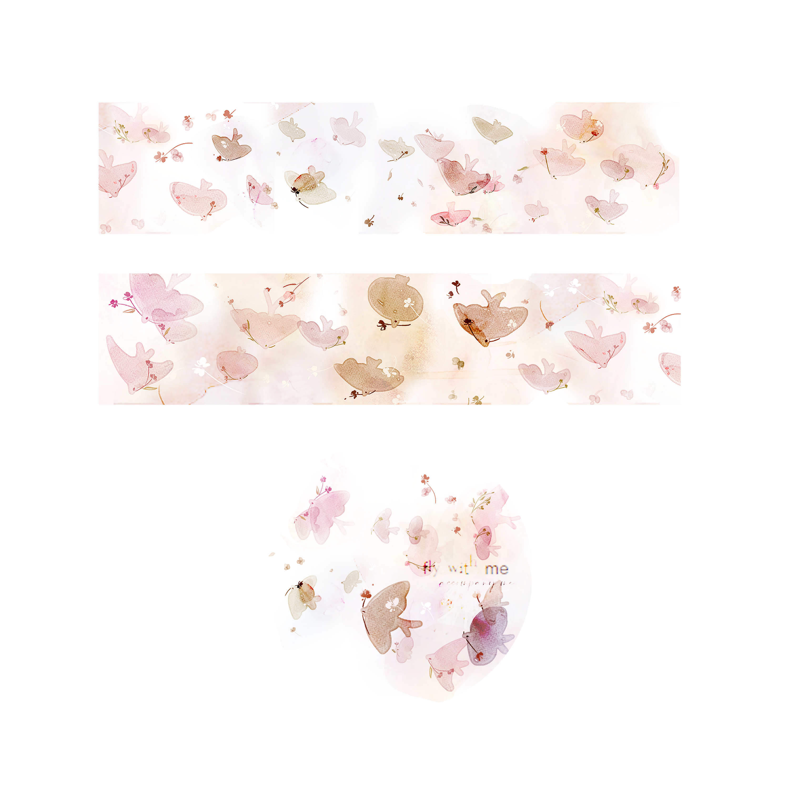 Washi Tape - Fly with Me - 40mm